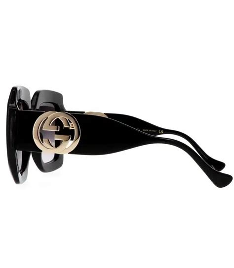 lunette noir gucci|lunette Gucci transparente.